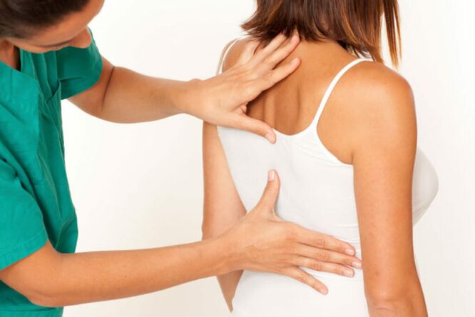 exame de costas para detectar dor