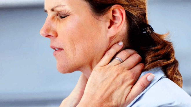 Síntomas da osteocondrose da columna cervical